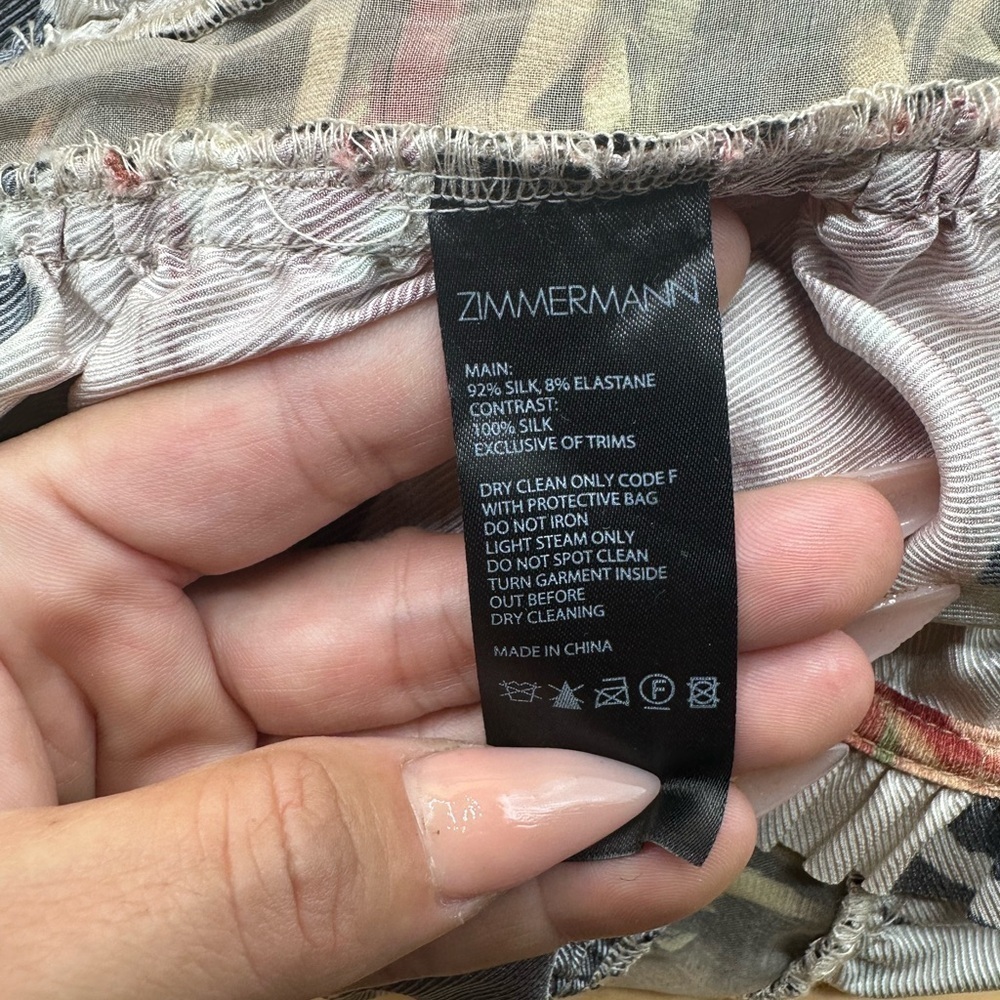NWT Zimmermann resistance lace up dress - Picture 9 of 9